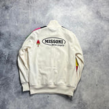 Palm angels x missoni cream track jacket