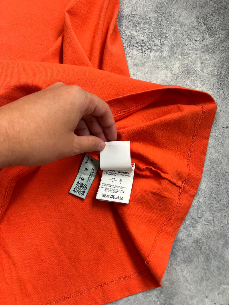 Off-white stencil arrows orange tee