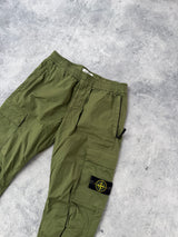 Stone island SS22 olive green cargo trousers