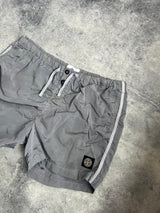 Stone island 2019 silver swim shorts