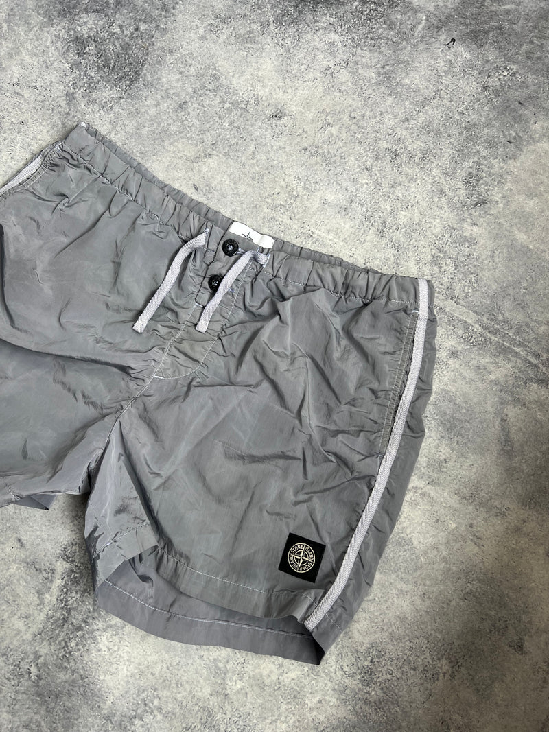 Stone island 2019 silver swim shorts