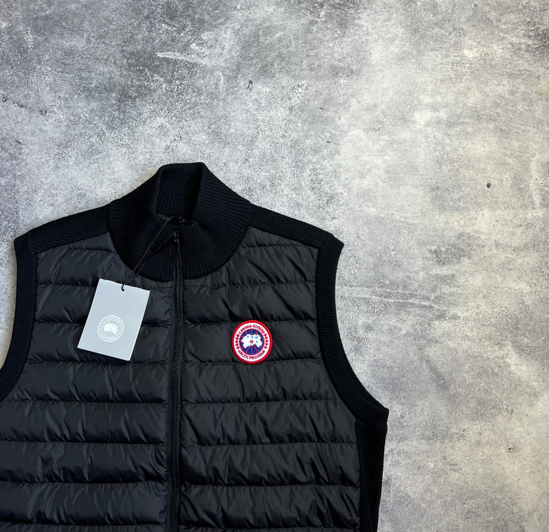 Canada goose black Hybridge knit vest
