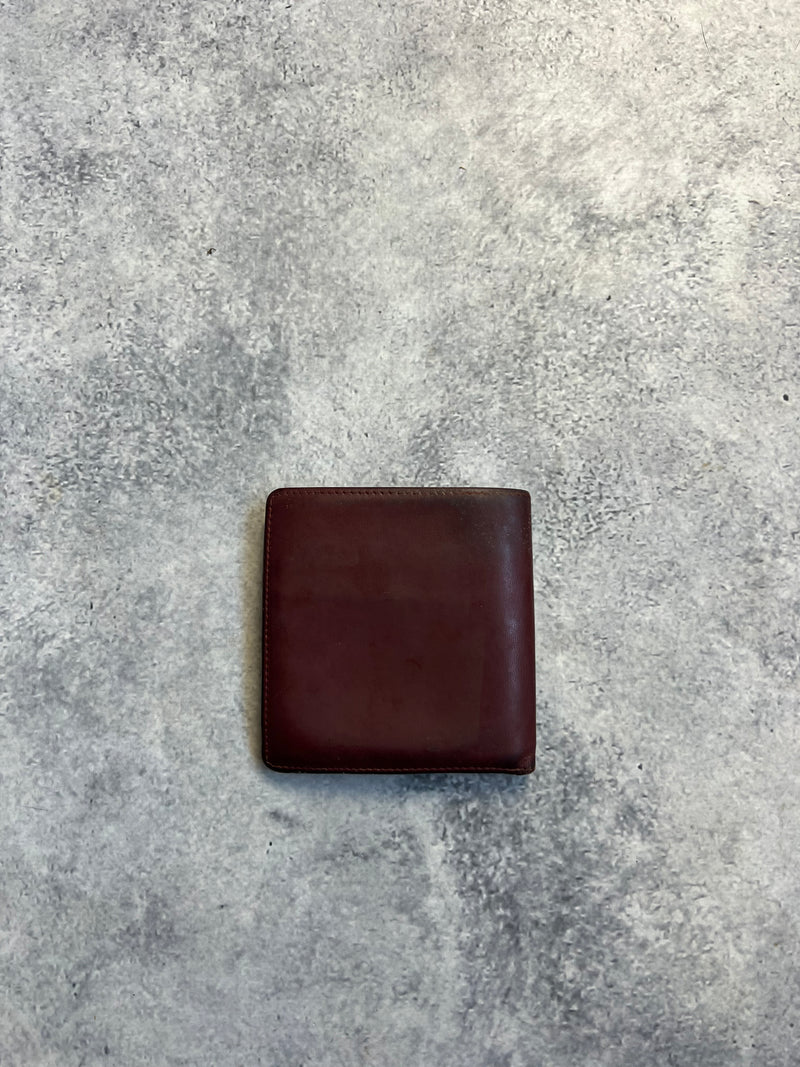 Cartier vintage wine red wallet