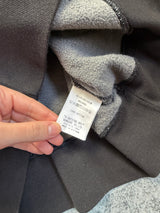 Bape black distortion shark relaxed fit hoodie