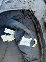 CP company navy chrome nylon goggle jacket