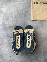 Louis Vuitton marine blue skate trainers