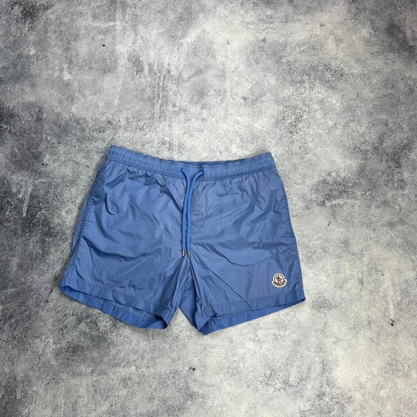 Moncler light blue swimming shorts
