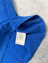 Moncler blue graphic tee with arm logo