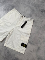 Stone island SS23 white cargo shorts BNWT