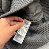 Canada goose grey black label Hybridge knit