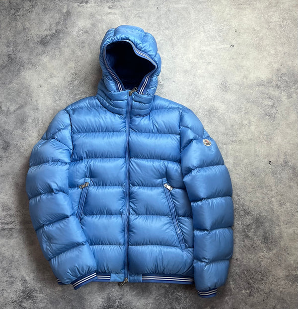 Moncler Jeanbart giubbotto light blue jacket
