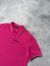 Prada pink polo shirt