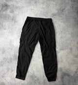 Stone island black cargo trousers