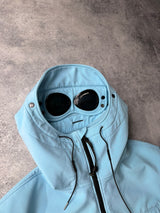 CP company baby blue soft shell-r jacket