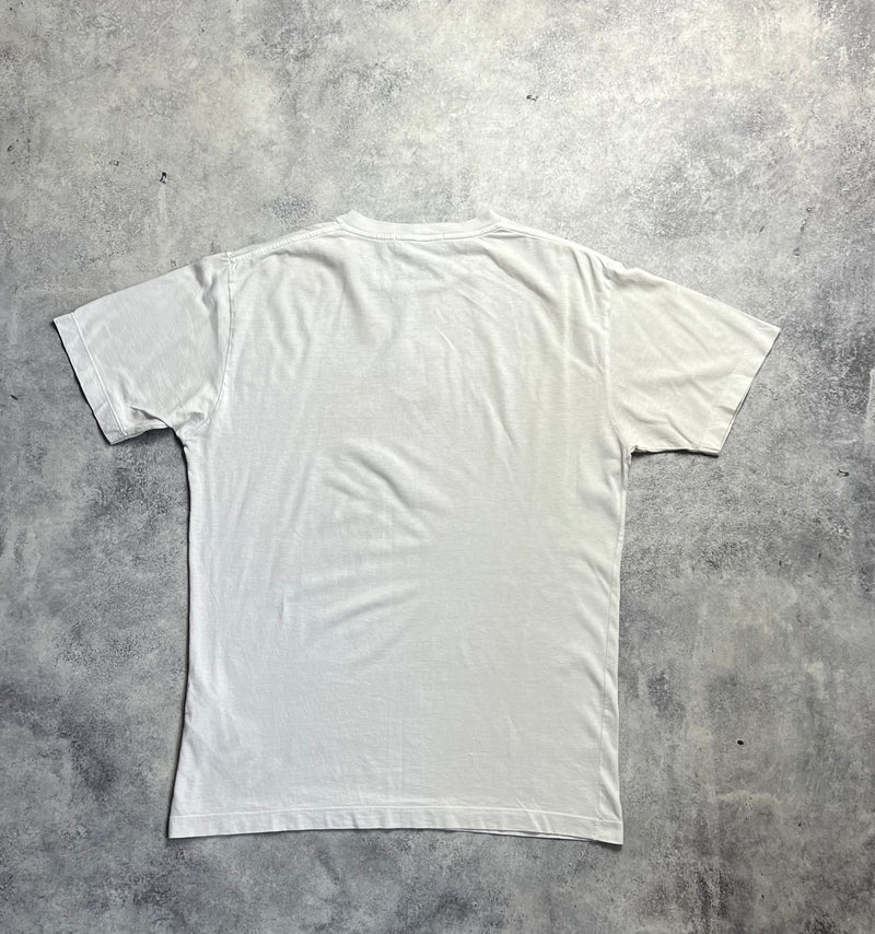 Stone island white graphic tee