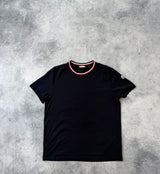 Moncler navy arm logo tee
