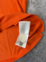 Moncler orange polo shirt
