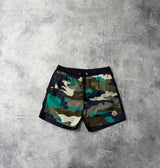 Moncler camo swim shorts