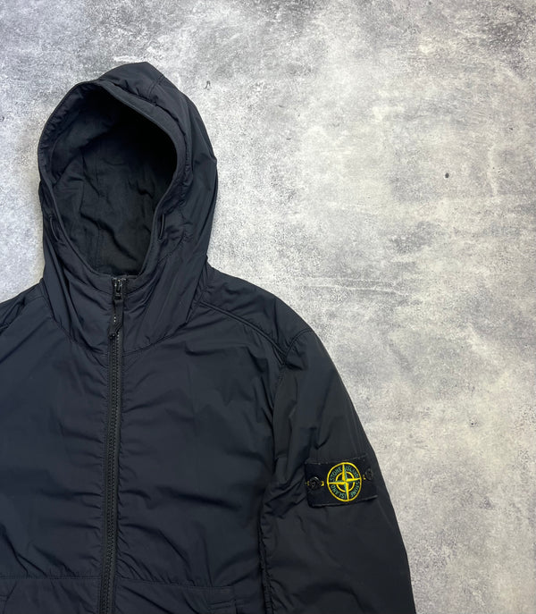 Stone island 2021 black comfort tech composite jacket