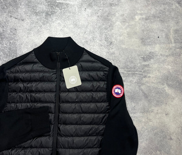 Canada goose black light hybridge knit jacket
