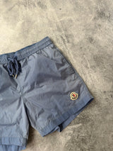 Moncler light blue swim shorts