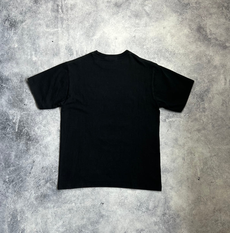 Bape black Japanese letters tee
