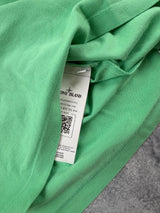Stone island AW22 green polo shirt