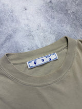 Off-white bubble arrows light beige tee