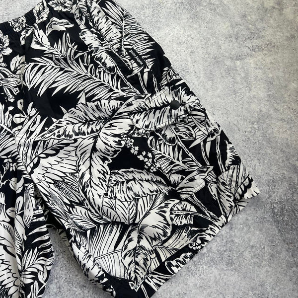Palm angels jungle parrots swim shorts