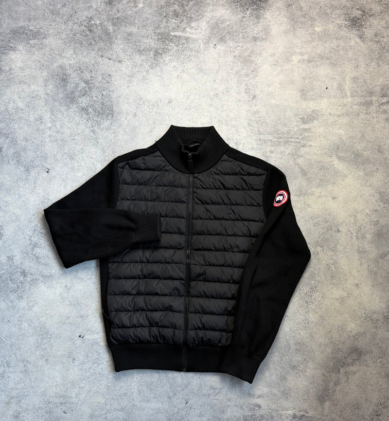 Canada goose black Hybridge knit jacket