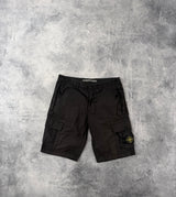 Stone island SS22 black cargo shorts