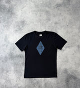CP company navy diamond logo tee