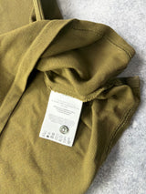 Moncler khaki green polo shirt