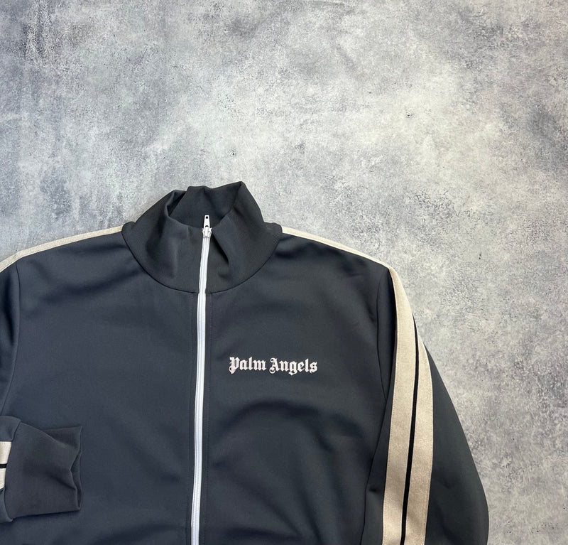 Palm angels charcoal grey track jacket