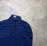 CP company lightweight blue 1/4 zip jumper