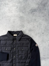 Moncler navy button tricot cardigan