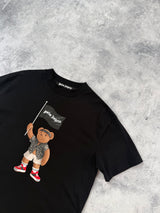Palm angels black pirate bear tee
