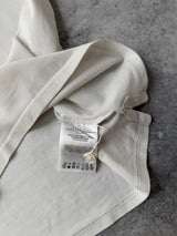 Moncler white polo shirt