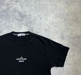 Stone island 2023 black archivio lino watro tee
