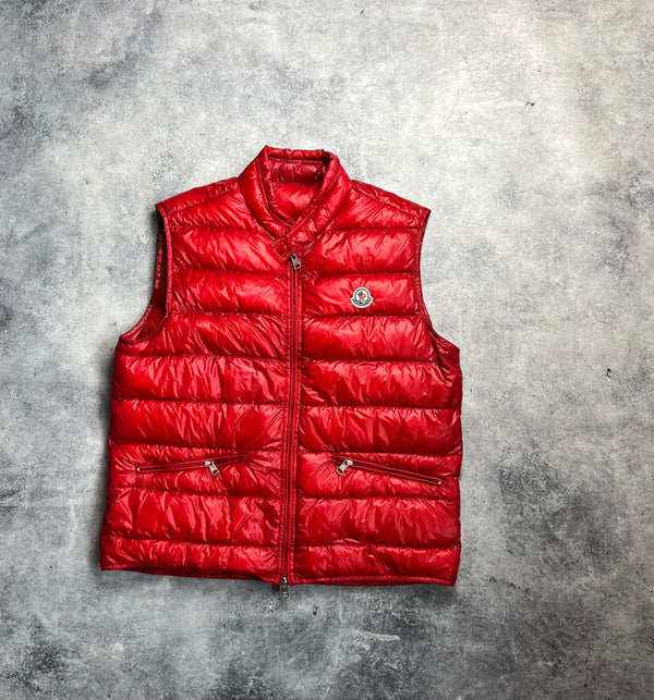 Moncler red GUI gilet