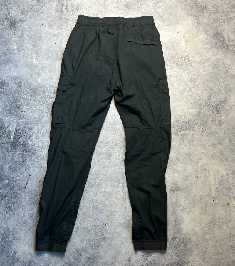 Stone island 2024 charcoal grey cuffed cargo trousers