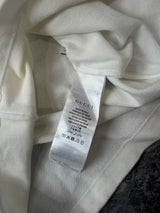 Gucci white stripe polo shirt