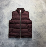 Dior burgundy down vest