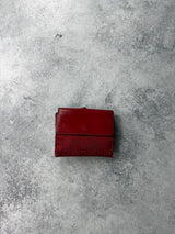 Gucci vintage GG red monogram wallet