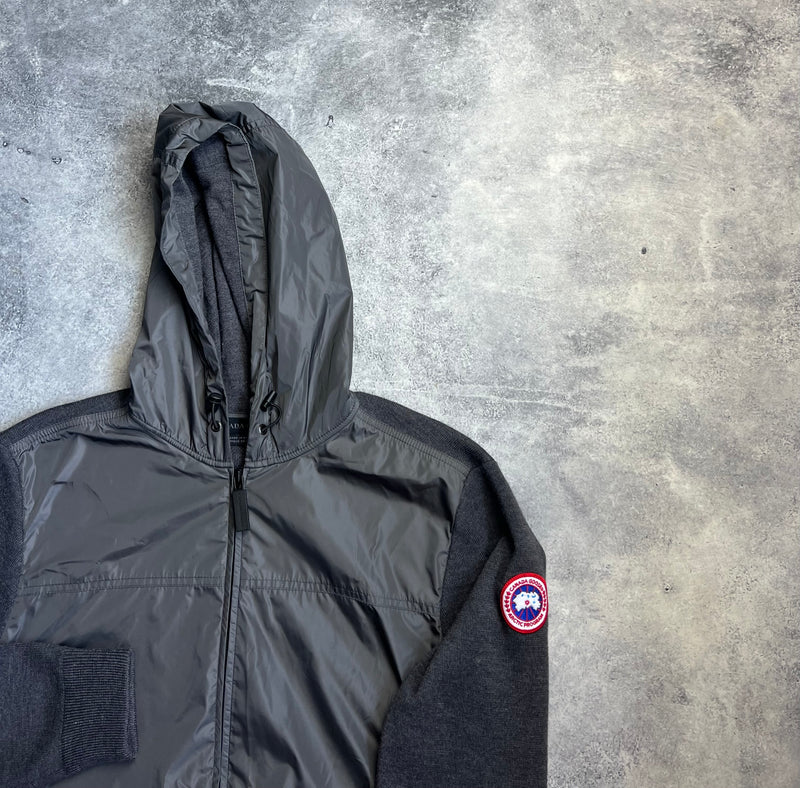 Canada goose iron grey windbridge hoodie
