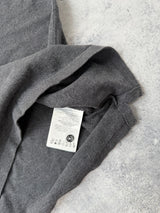 Moncler charcoal grey polo shirt