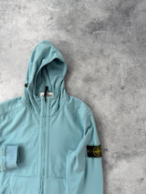 Stone island 2017 baby blue light soft shell-r jacket