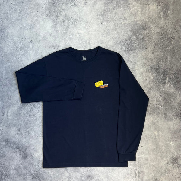 Kith x Tom & Jerry SS19 navy cheese L/S tee