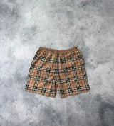 Burberry house check swim shorts