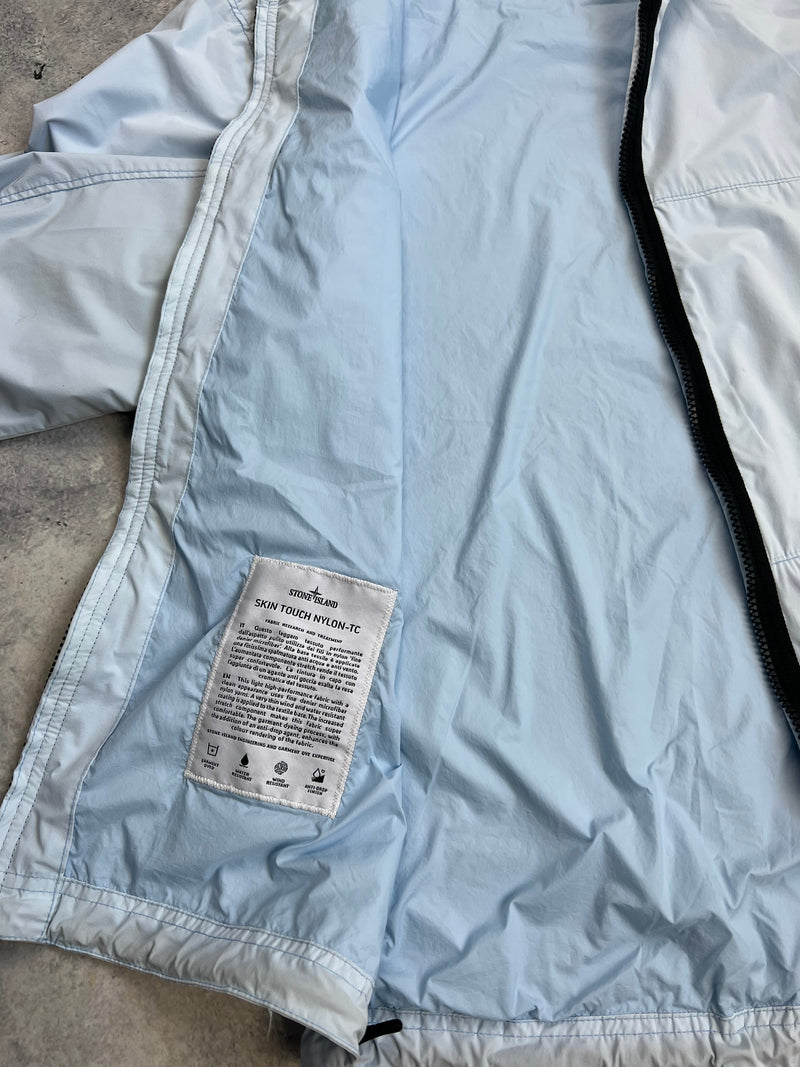 Stone island 2021 baby blue skin touch nylon-tc jacket